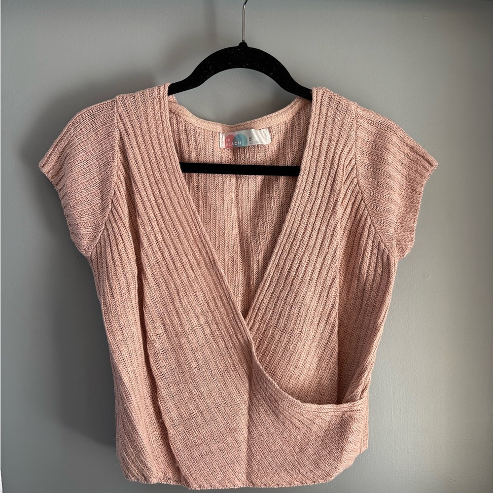 Pink Knit Women's Top